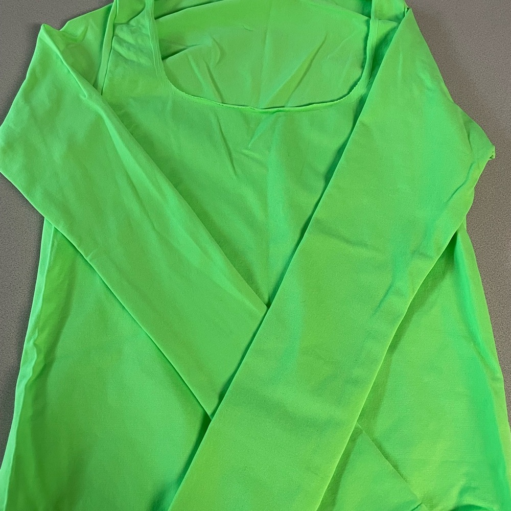 SKIMS Neon Green Bodysuit